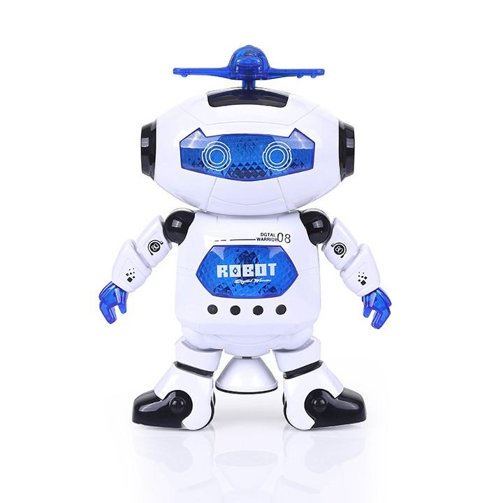 Đồ Chơi Robot Thông Minh Biết Nhảy Và Phát Nhạc Xoay 360Độ