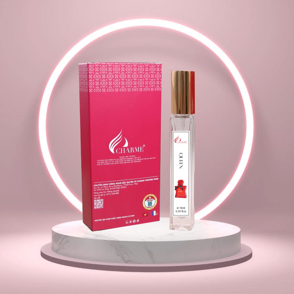 Nước hoa nữ sang trọng Charme Queen mùi hương nồng nhiệt tươi mát của hoa hồng lưu hương lâu