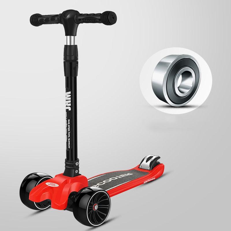 Xe trượt scooter cho bé MKL, xe trượt scooter trẻ em 3 bánh phát sáng có thể gấp gọn cao cấp xuất Mỹ