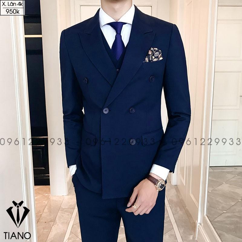 Bộ Vest nam cao cấp 6 cúc Hàn Quốc cực sang trọng, Suit Nam Cao Cấp