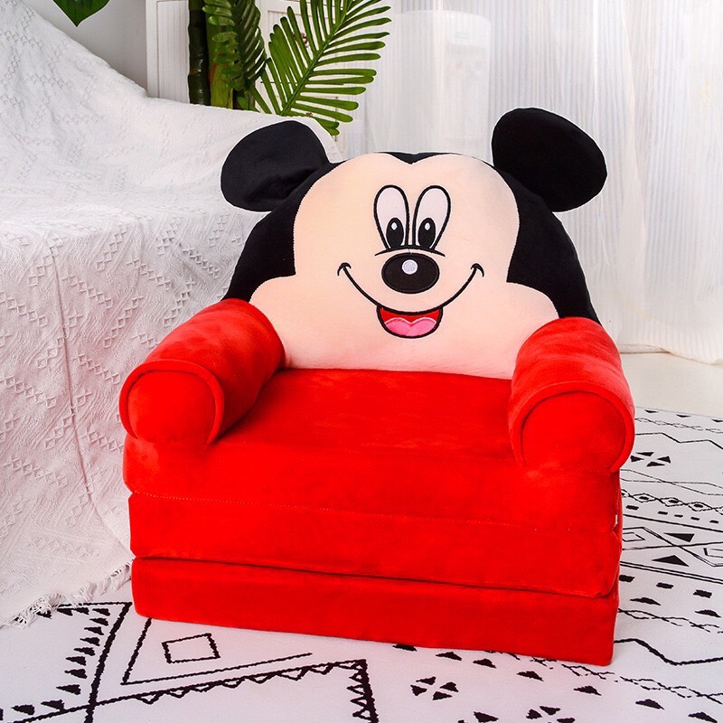 Ghế Lười Bông Cho Bé Hình Thú Chuột Mickey