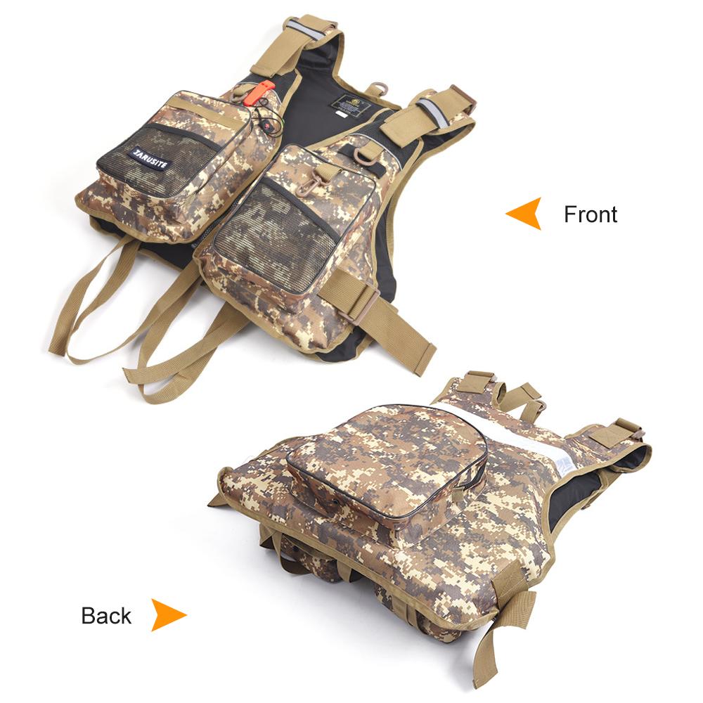 Áo khoác câu cá với nhiều túi và vòng đính kèm tiện lợi cho hoạt động ngoài trời