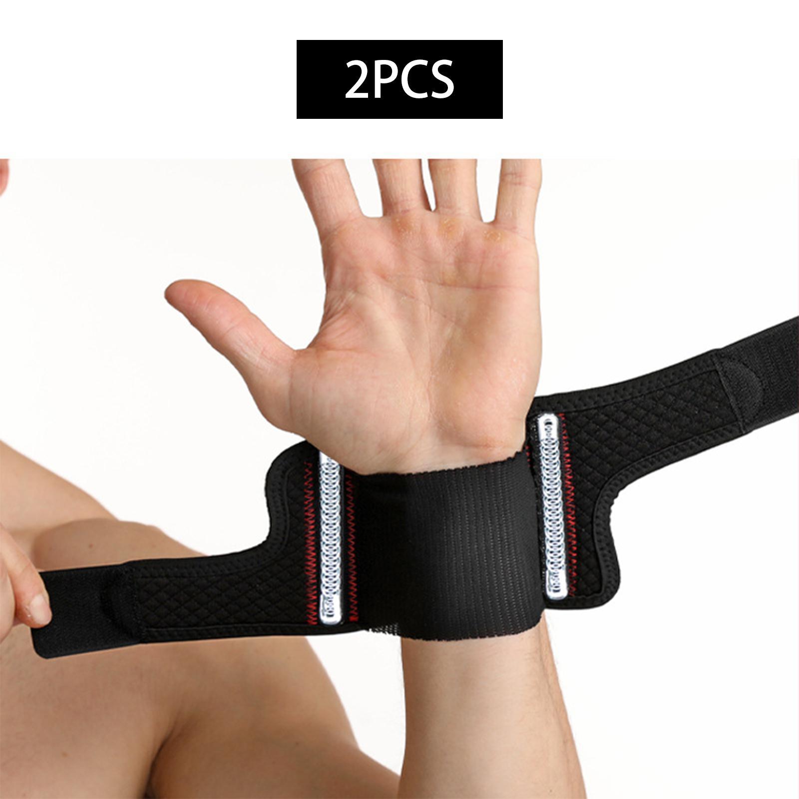 1 Pair Wrist Wrist Guard Wrist Wrap Wrist Strap for Cycling Tennis