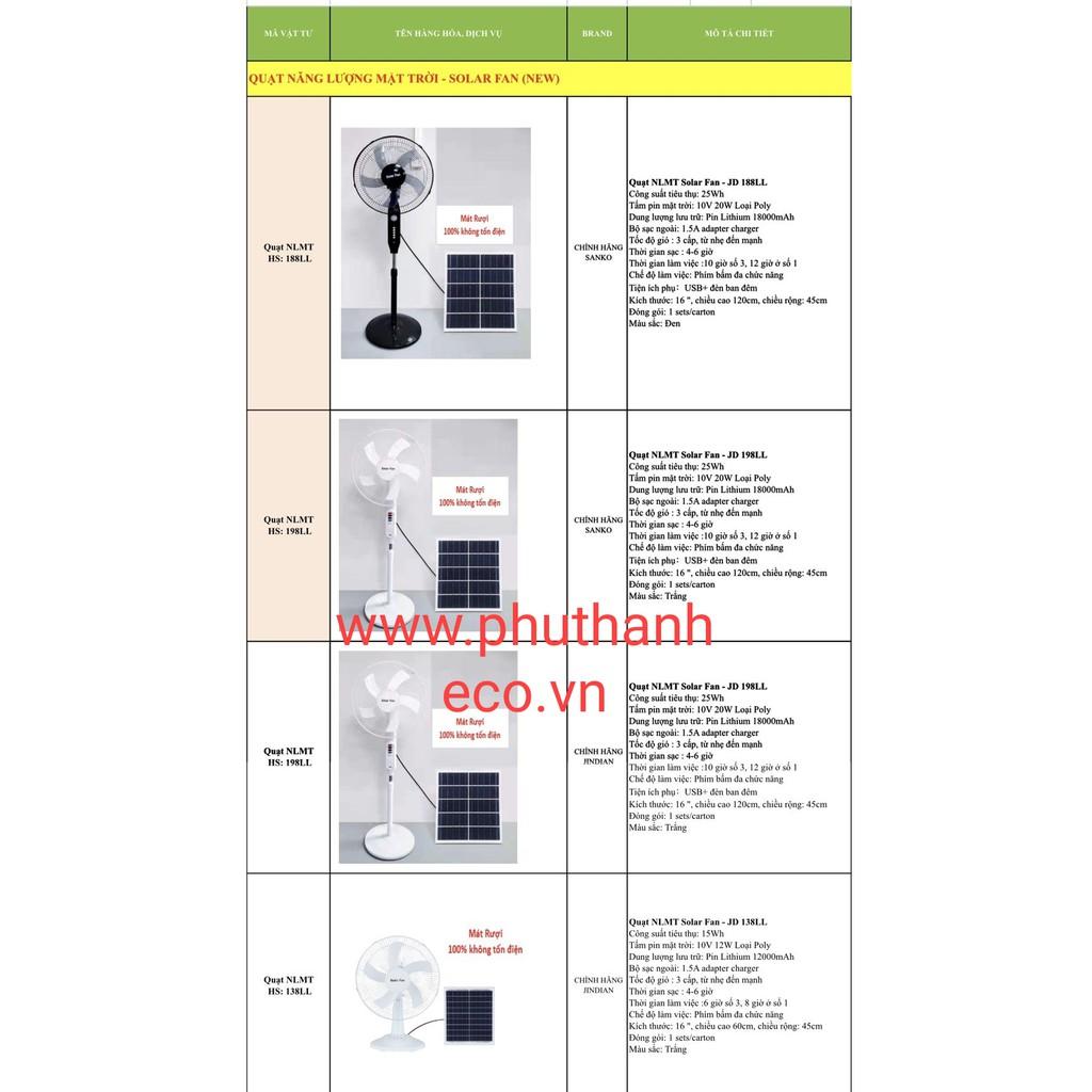 Quạt tích điện năng lượng mặt trời 25w cao cấp cực mạnh , tấm pin to - mẫu mới nhất