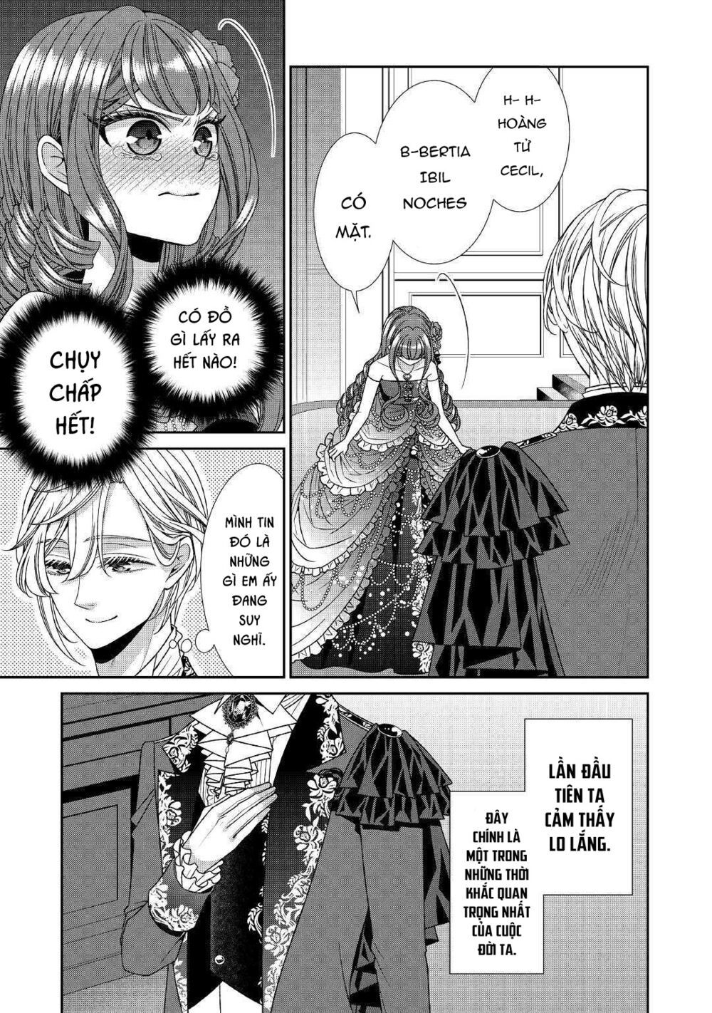 nhật ký theo dõi vị hôn thê tự nhận mình là nữ phụ phản diện 1 chapter 18 19