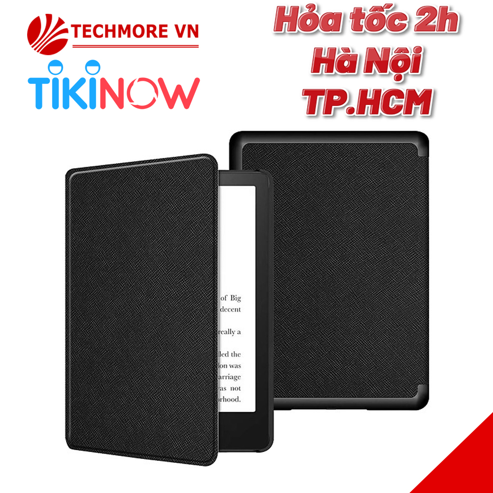 Combo Máy Đọc Sách All New Kindle Paperwhite 5 11Th Gen Và Bao Da - Hàng Nhập Khẩu - Đen - 8Gb