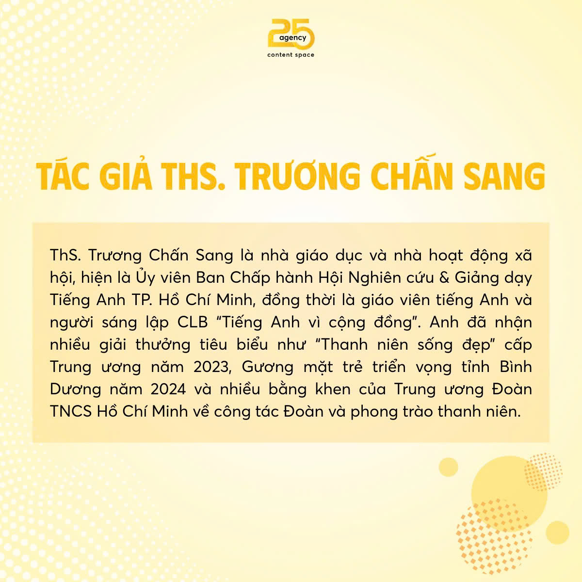 ĐI VỀ PHÍA NẮNG ĐÓN NHỮNG NGÀY XANH - TRƯƠNG CHẤN SANG