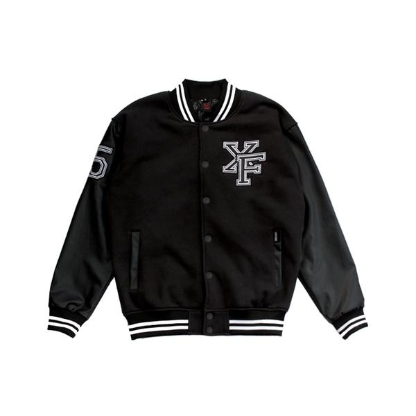 Áo Khoác Black/Leather Chất da Varsity by Xfire