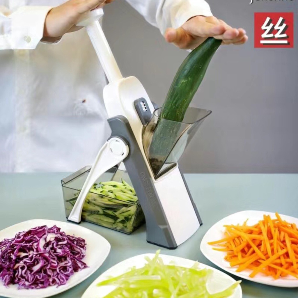 Máy Thái Rau Củ Quả 4 lưỡi dao đơn, đa năng, sắc bén, tiện lợi, an toàn