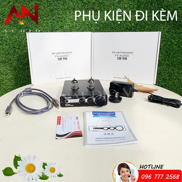 Giải mã/DAC Fx Audio Tube 06 MKII – Bản Nâng Cấp Mạnh Mẽ Tube 06- Hàng Chính Hãng