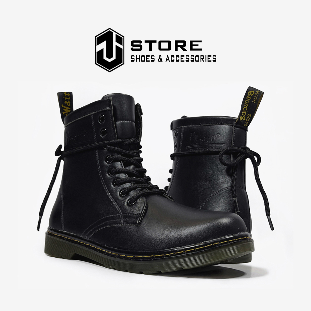 Giày Dr.Martens 1640 Da Nguyên Tấm Cao Cấp J1, Boot Cao Cổ Buộc Dây Full Size 36-44