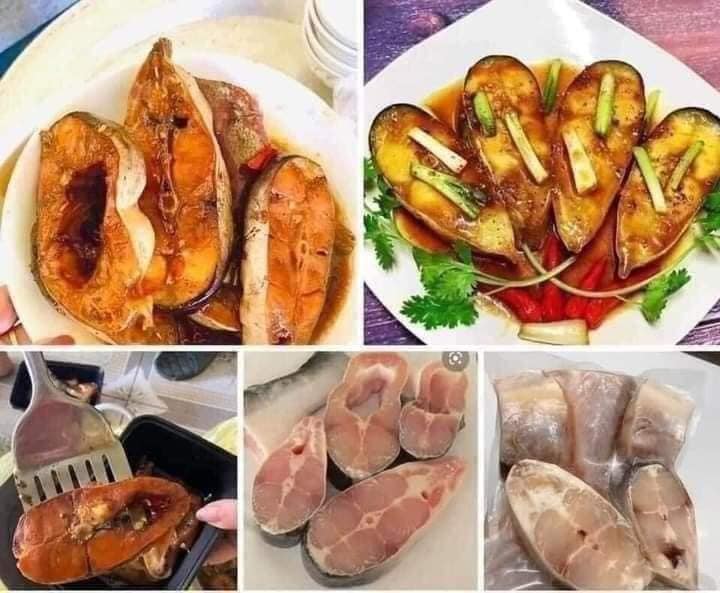Cá Basa cắt khúc khay 1kg