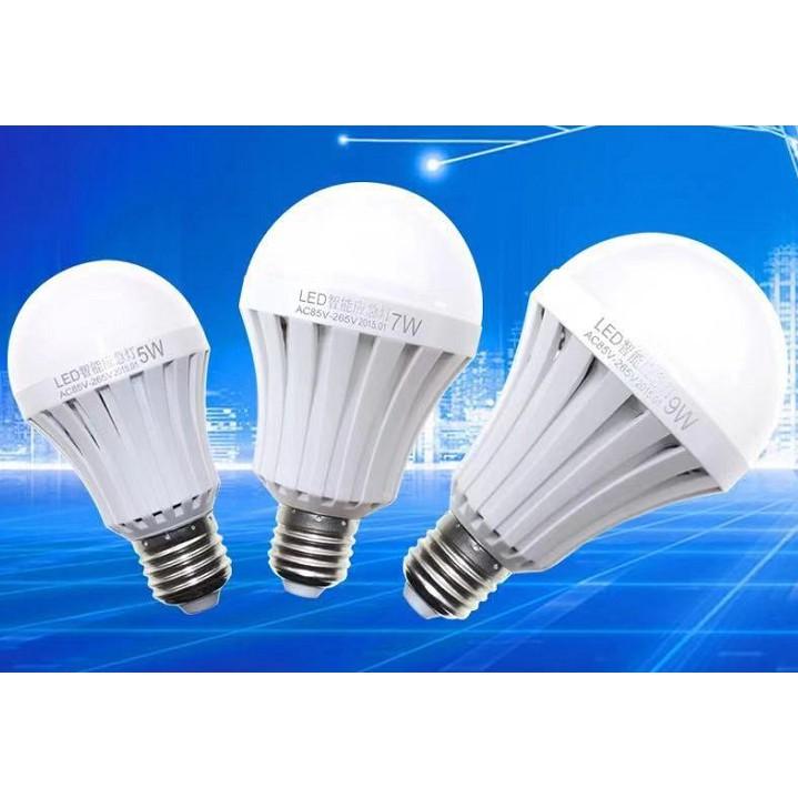 Bóng Đèn 7W/9w/12w/15w Tích Điện Thông Minh LED E27