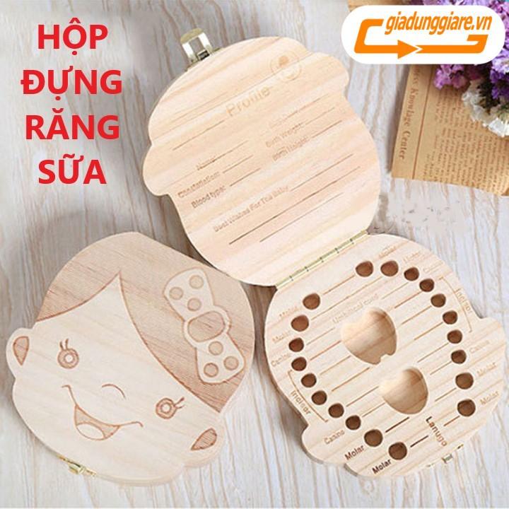 HỘP ĐỰNG RĂNG SỮA BẰNG GỖ - CHIẾC HỘP LƯU GIỮ KỶ NIỆM THẦN TIÊN CỦA CON - Hàng Chất Lượng KST
