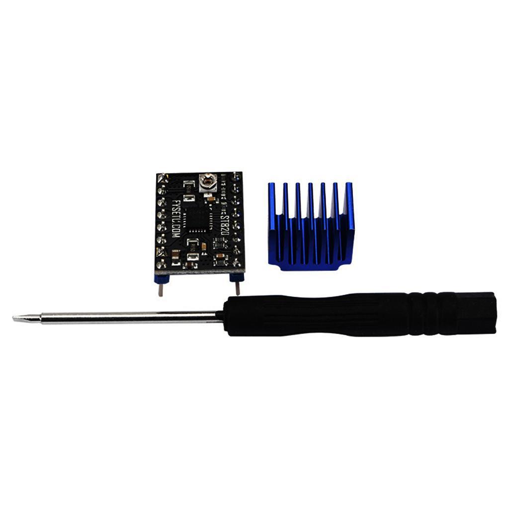 ST820 3D Printer Module Stepper Motor Driver Sink, Black