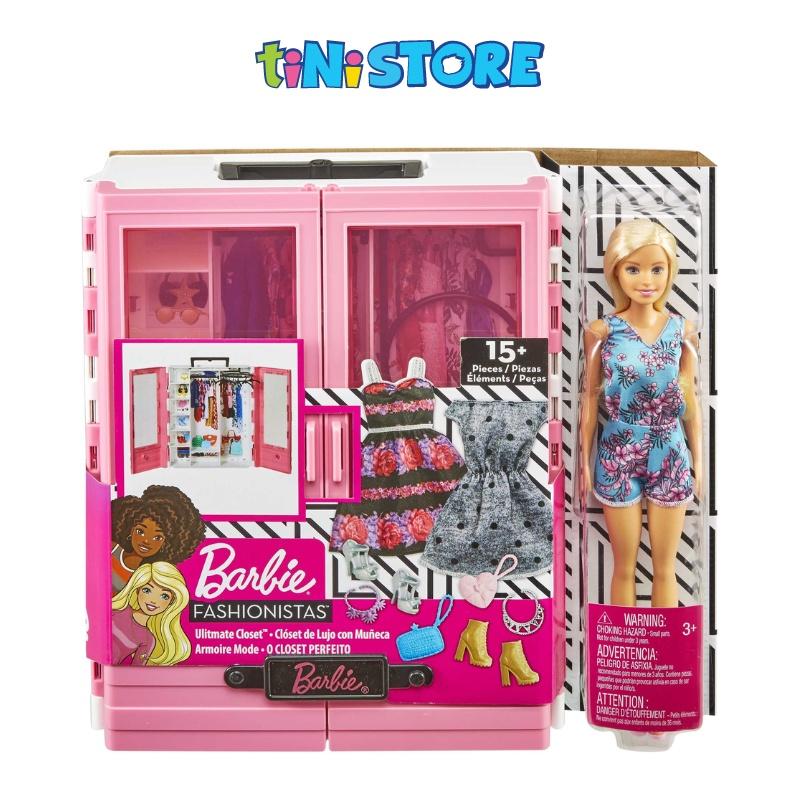 Bộ đồ chơi tủ thời trang đẳng cấp của búp bê Barbie