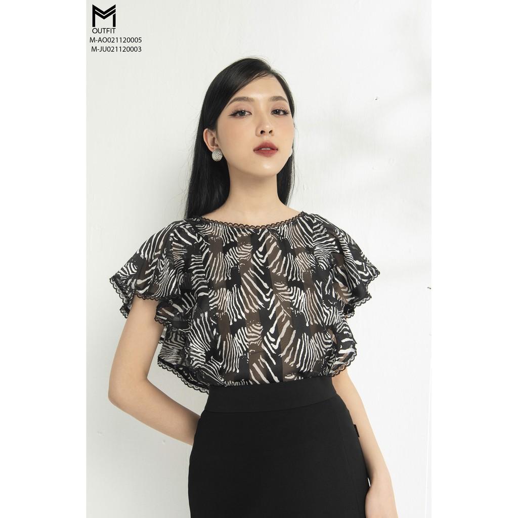 Sơ mi hoạ tiết MMOutfit M-AO021120005