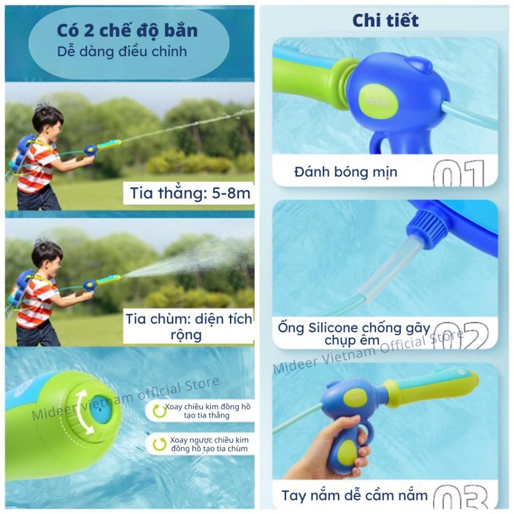 Súng phun nước đồ chơi Mideer Backpack Water Gun MD6230