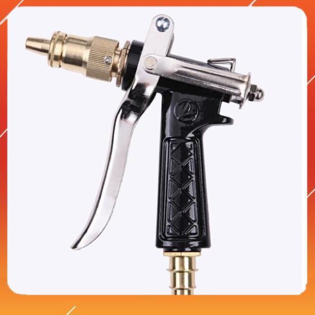 Đầu vòi tăng áp, đầu vòi rửa xe đầu đồng + đai 206236