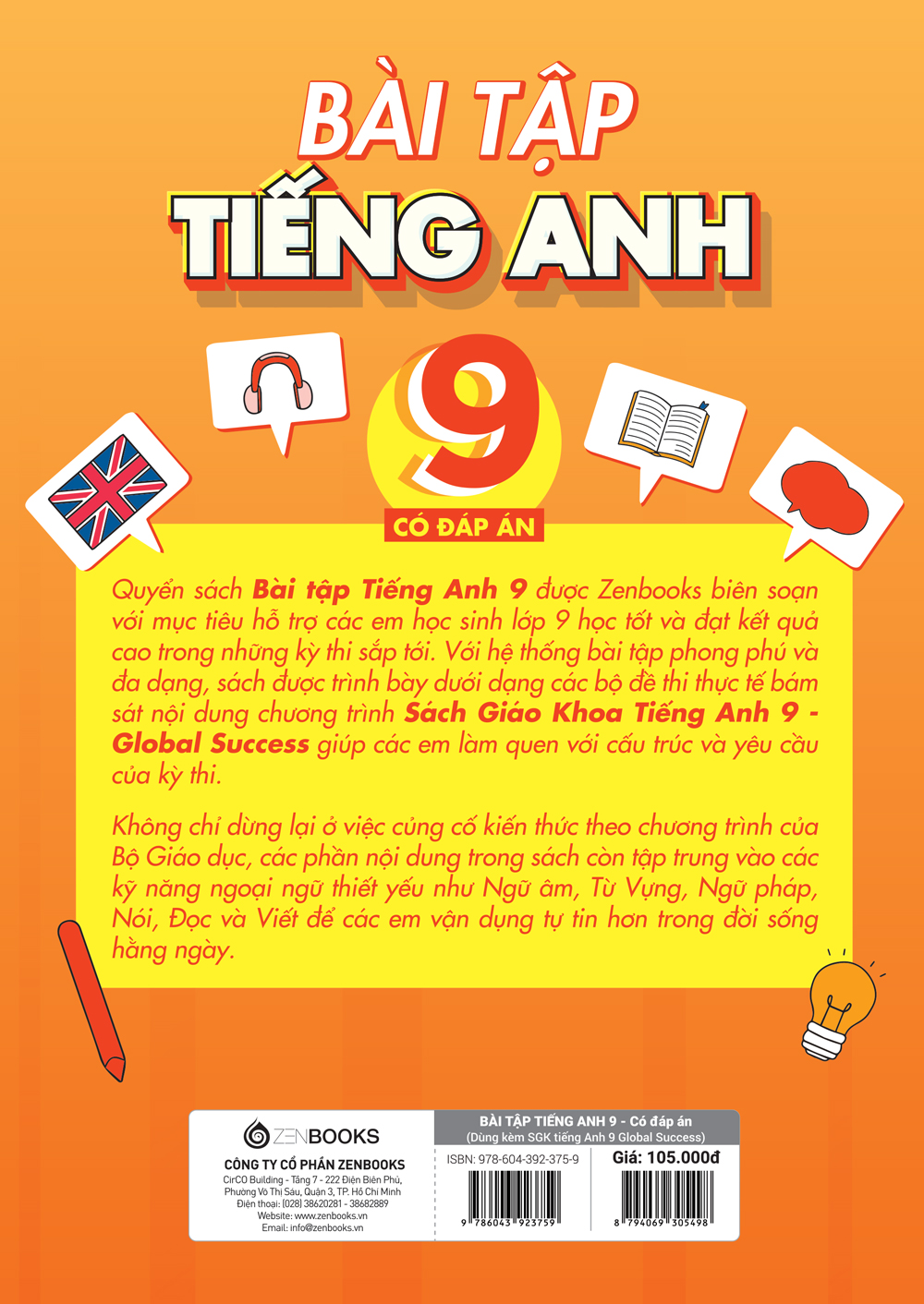 Bài Tập Tiếng Anh 9 - Có Đáp Án (Dùng Kèm SGK Global Success)