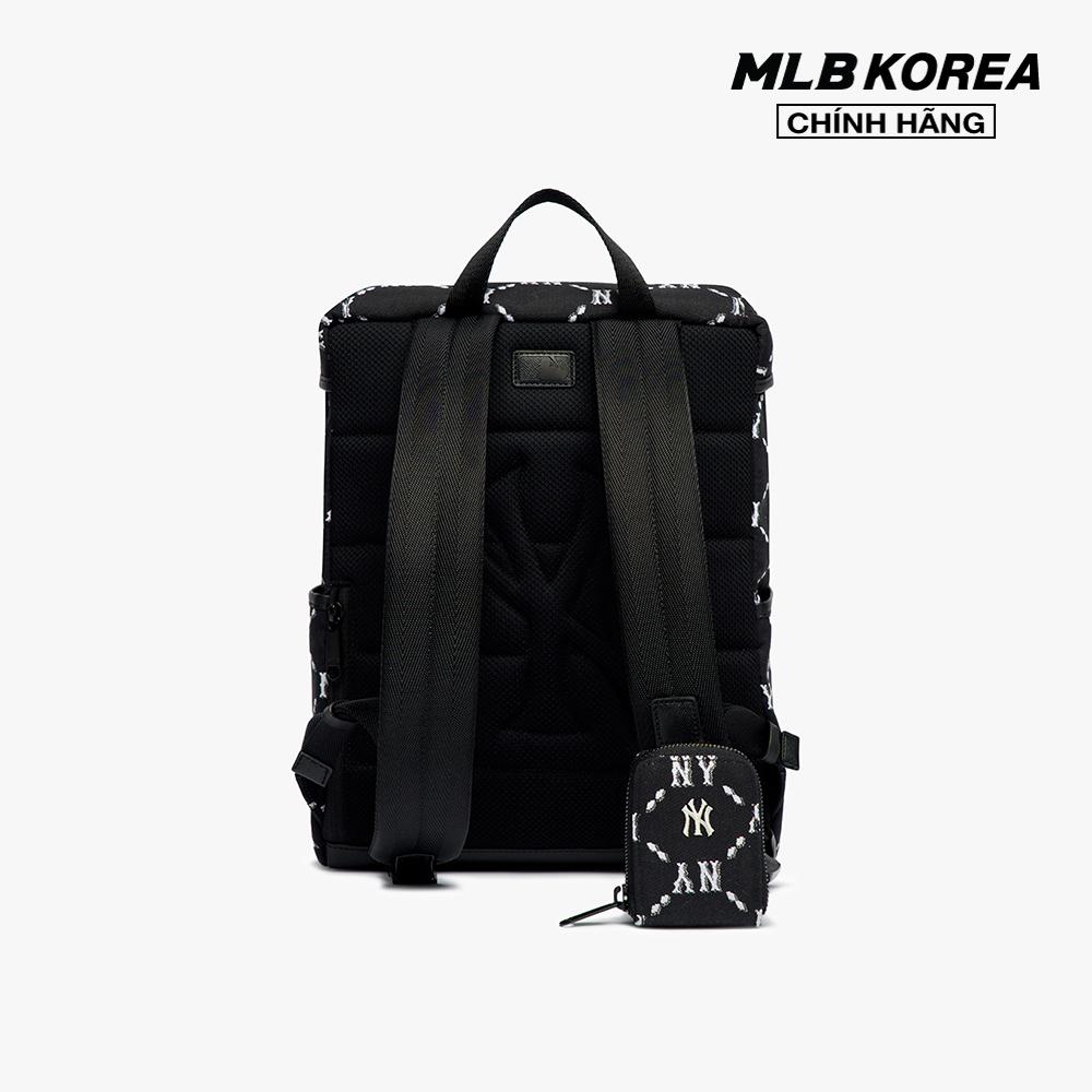 MLB - Balo chữ nhật Monogram Diamond Jacquard 3ABKM022N-50BKS