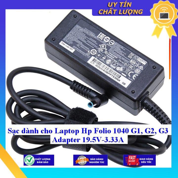 Sạc dùng cho Laptop Hp Folio 1040 G1 G2 G3 Adapter 19.5V-3.33A - Hàng chính hãng MIAC433