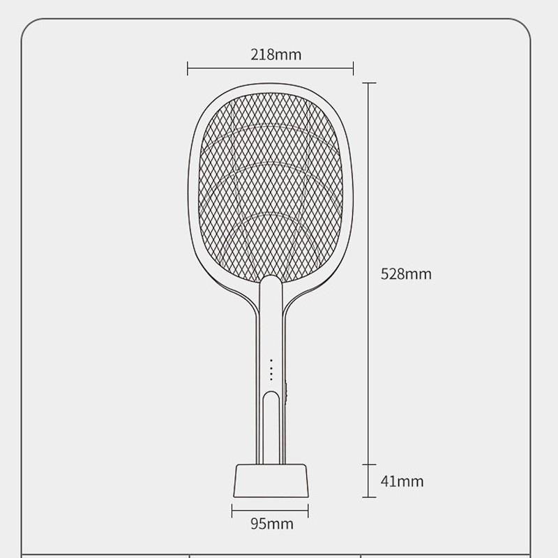 Vợt muỗi thông minh kiêm đèn bắt muỗi 3in 1