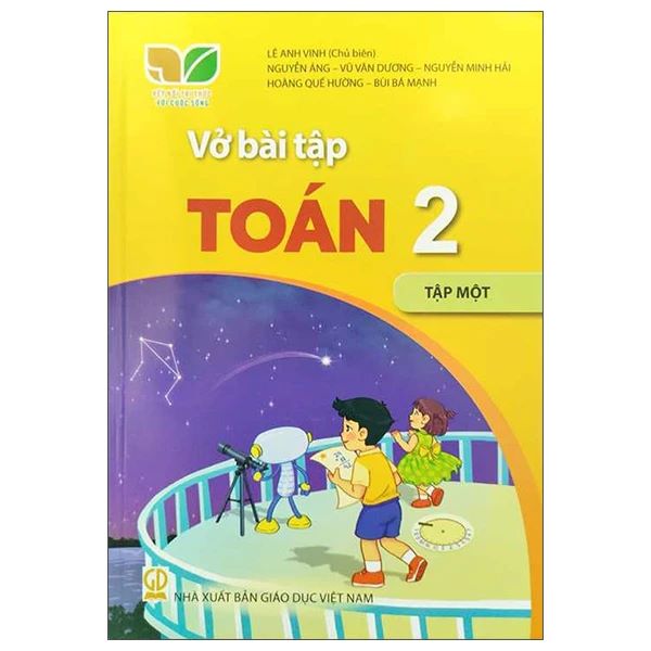 Sách Vở bài tập Toán 2- tập một- Kết Nối Tri Thức Với Cuộc Sống (Kèm bìa nilong bao sách)