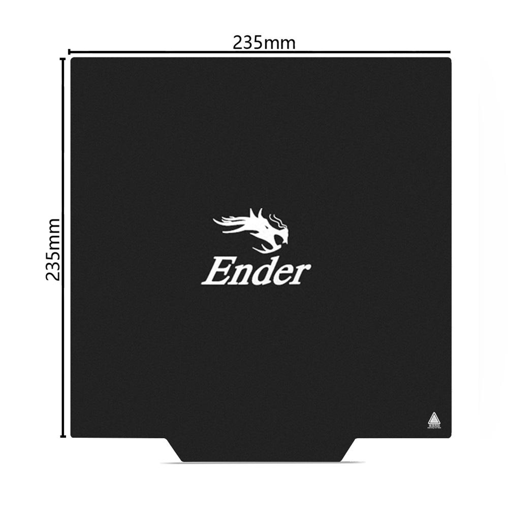Giường in từ tính 235X235mm dành cho Creality Ender 3 Ender 3 V2 Nam châm FlexPlate Nền tảng giường nóng Sticker Các bộ phận máy in 3D được điều chỉnh