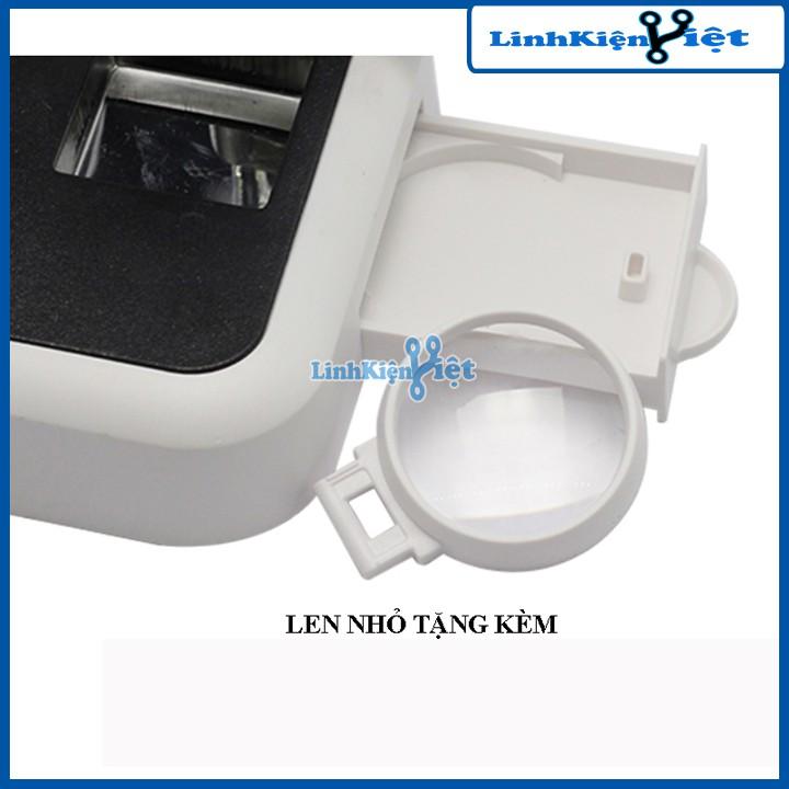 Kính Lúp Đa Năng Tay Kẹp Có Đèn 16129DC 90mm
