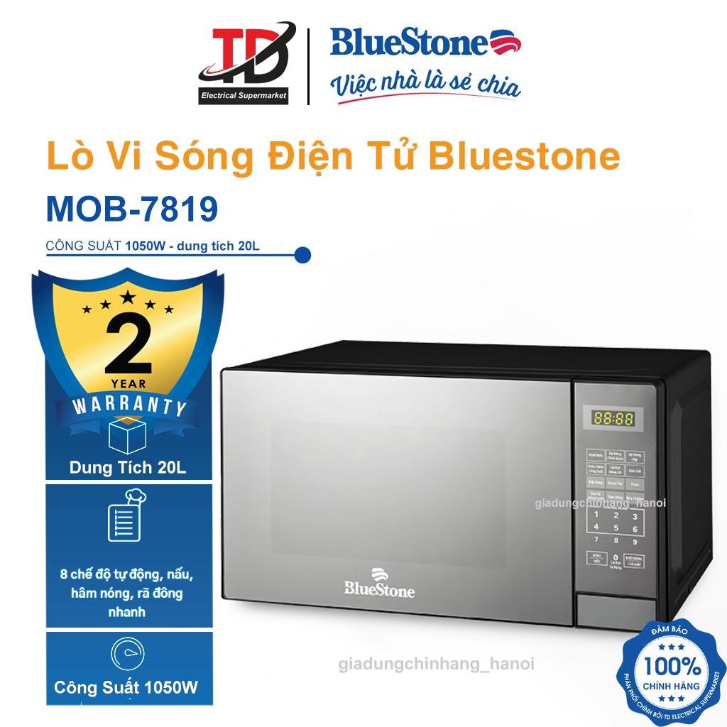 Lò vi sóng điện tử Bluestone MOB-7819, Dung Tích 20Lit - 1050W, Hàng Chính Hãng