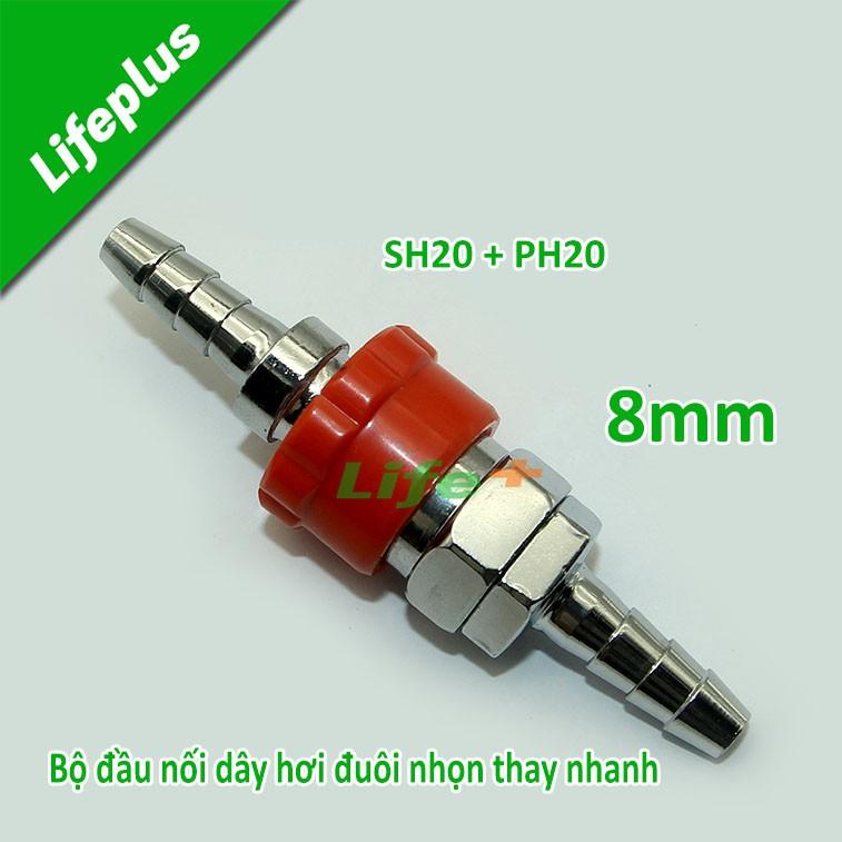 Đầu nối dây hơi thay nhanh Asak SP20 - PP20