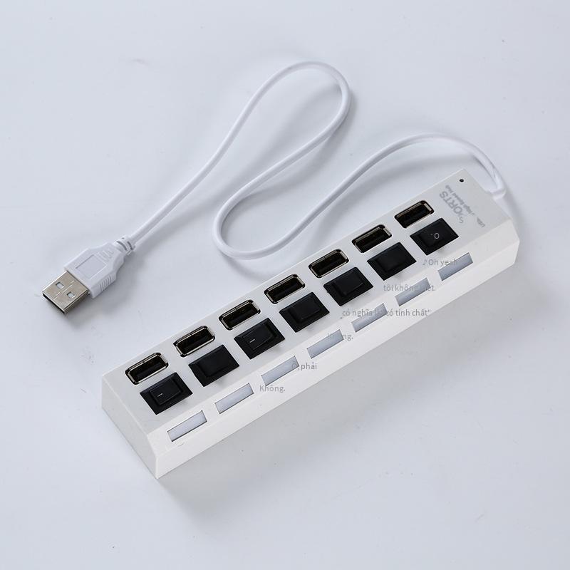Công tắc 7 cổng độc lập giá thấp nhất usb2.0 một điểm bảy điểm trung tâm mở rộng tốc độ cao trung tâm plug-in