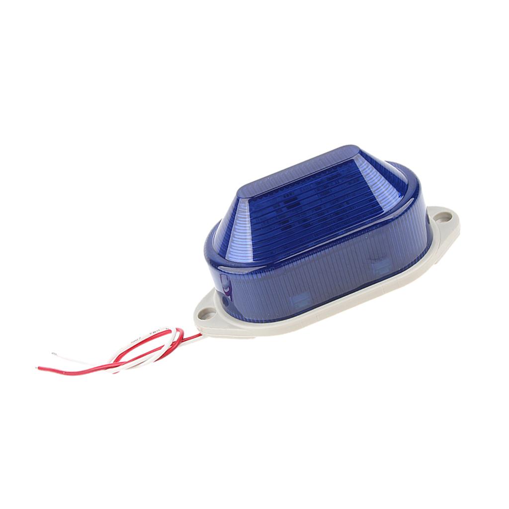Đèn LED Nhấp Nháy Khẩn Cấp Bằng PC & ABS  - Xanh Dương