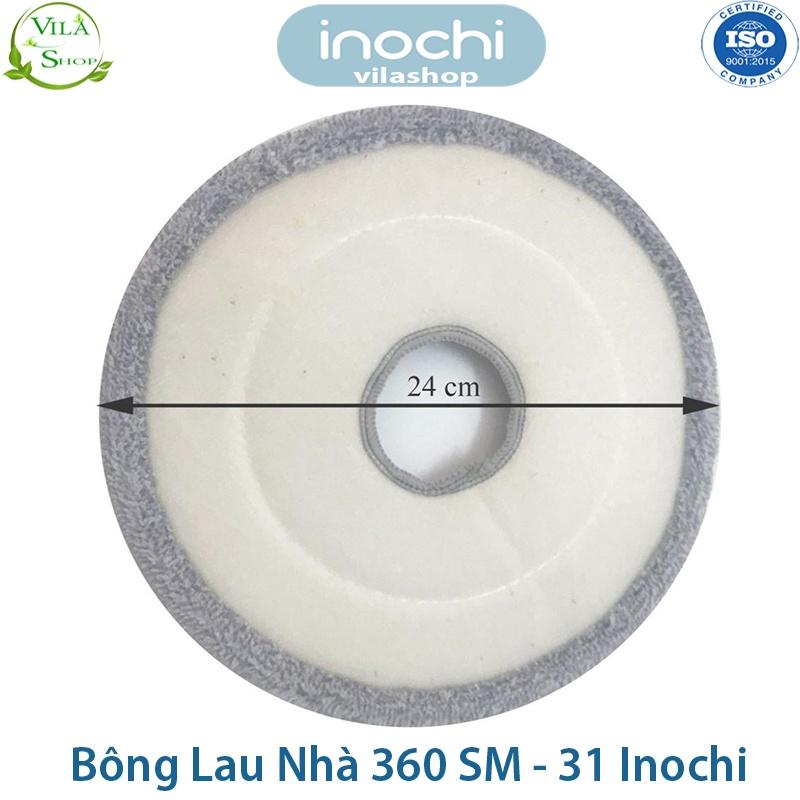 Cây Lau Nhà, Bộ Cây Lau Nhà Tròn Xoay 360 SM - 31, Chính Hãng Inochi Đạt Tiêu Chuẩn Xuất Nhật