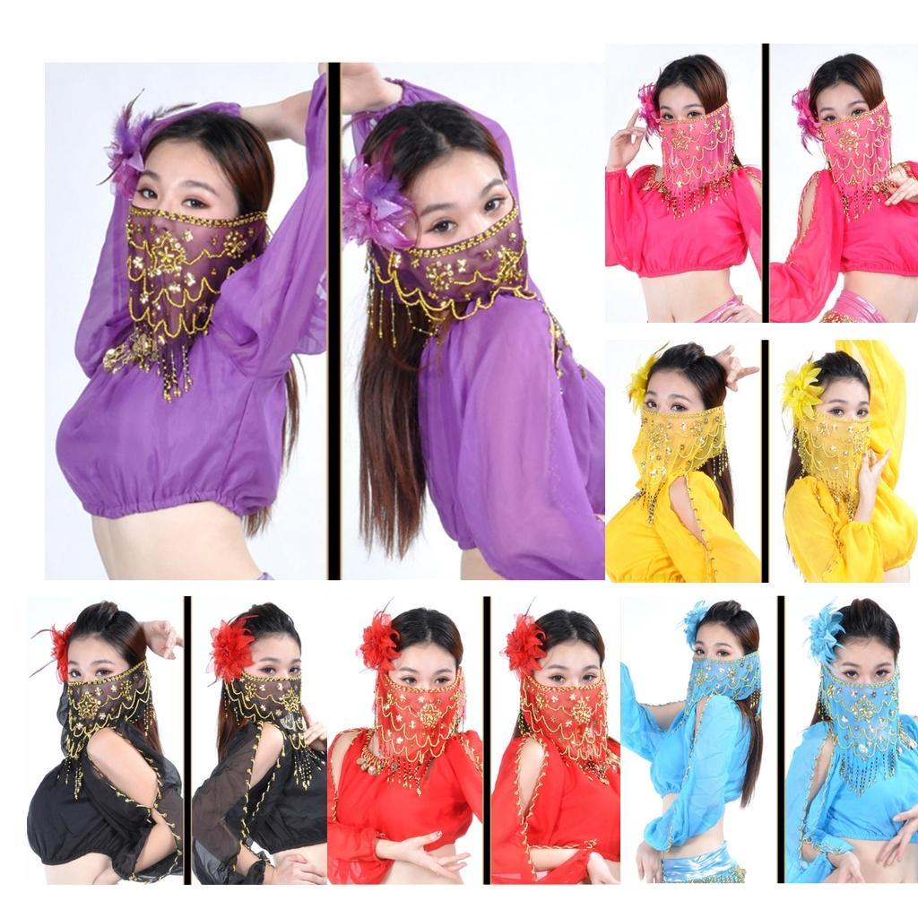 Women's Belly Dance Tribal Face
