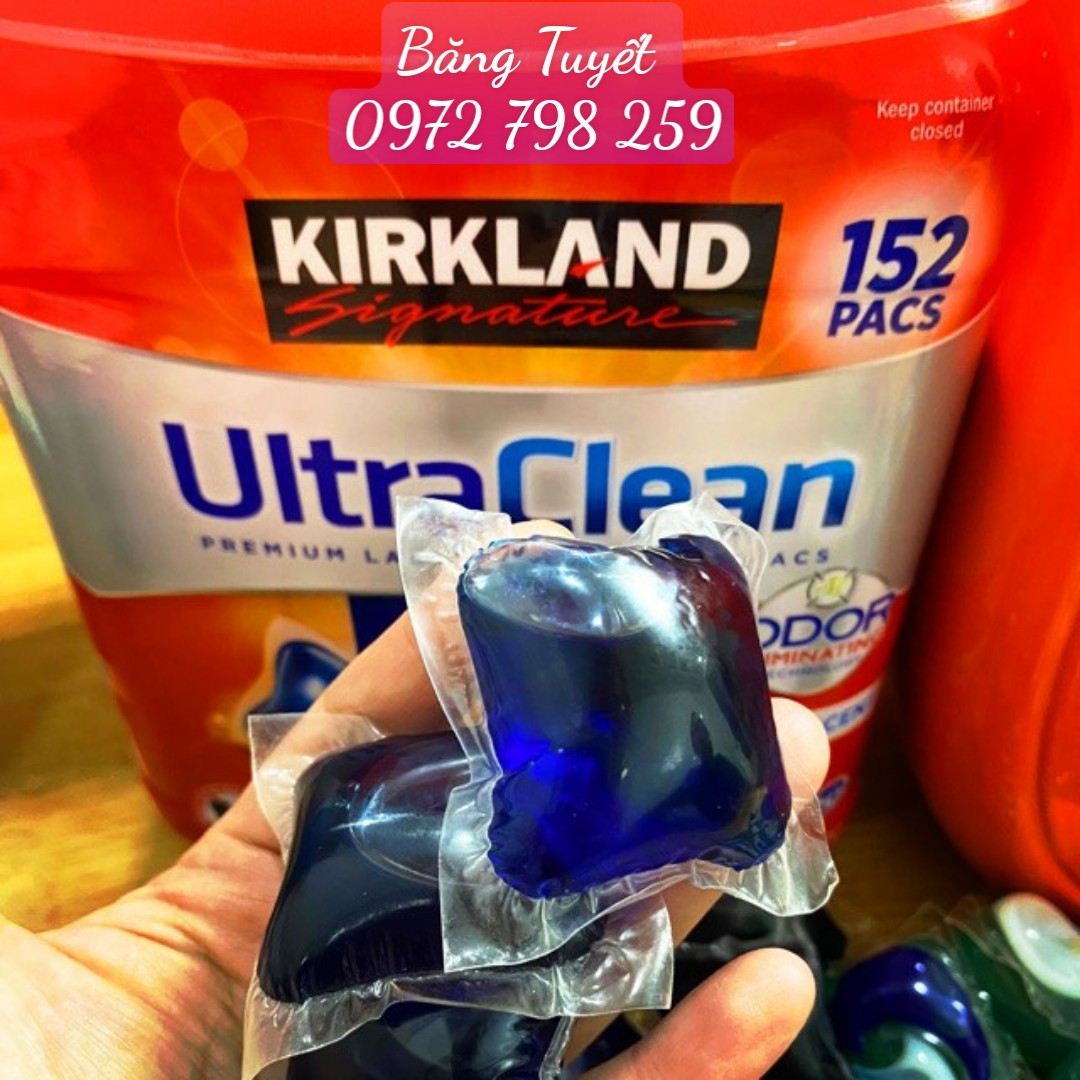 152 VIÊN GIẶT QUẦN ÁO KIRKLAND ULTRA CLEAN MỸ