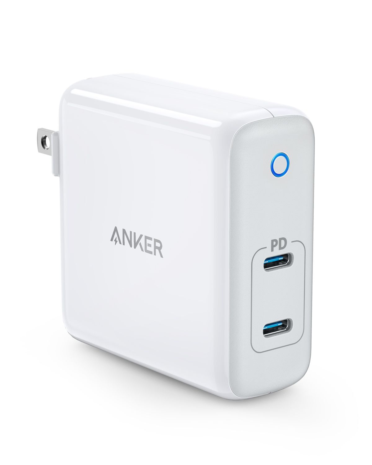 Sạc ANKER PowerPort Atom PD 2 [GaN Tech] 60W 2 cổng PD - A2029