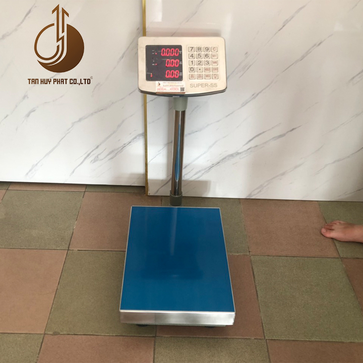 Cân Điện Tử Tính Tiền JPS - Mặt Bàn Cân 300x400MM - Đầu Chống Nước