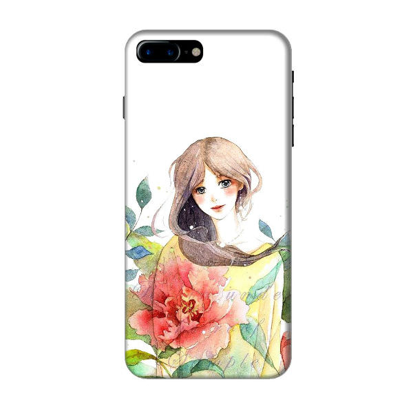 Ốp Lưng Dành Cho Điện Thoại iPhone 8 Plus - Cô Gái Hoa Hồng