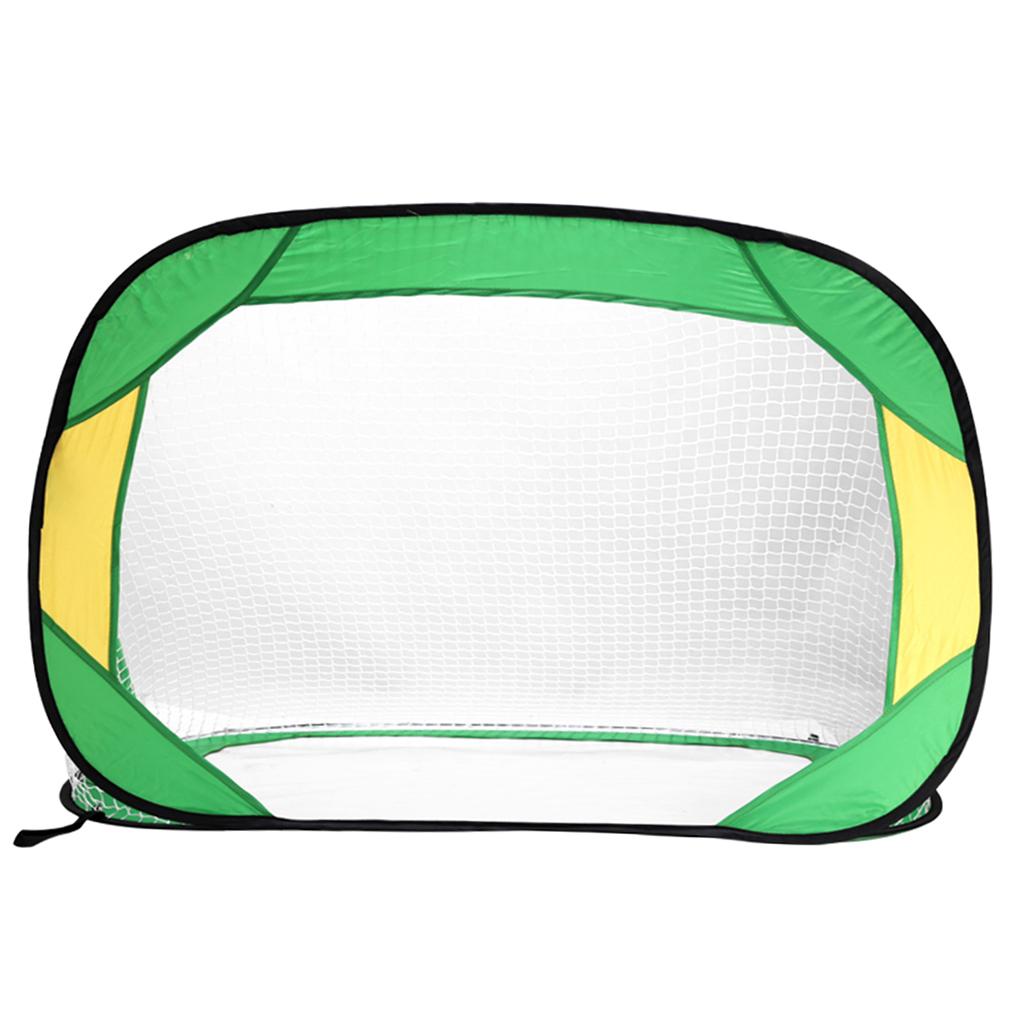 Green Color Folding Portable Football Gate Net Goal Soccer Practice Kit