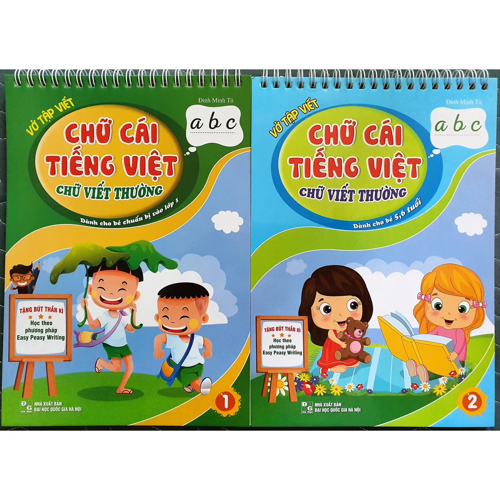 Vở Tập Viết Chữ Cái Tiếng Việt – Chữ Viết Thường - TKBooks