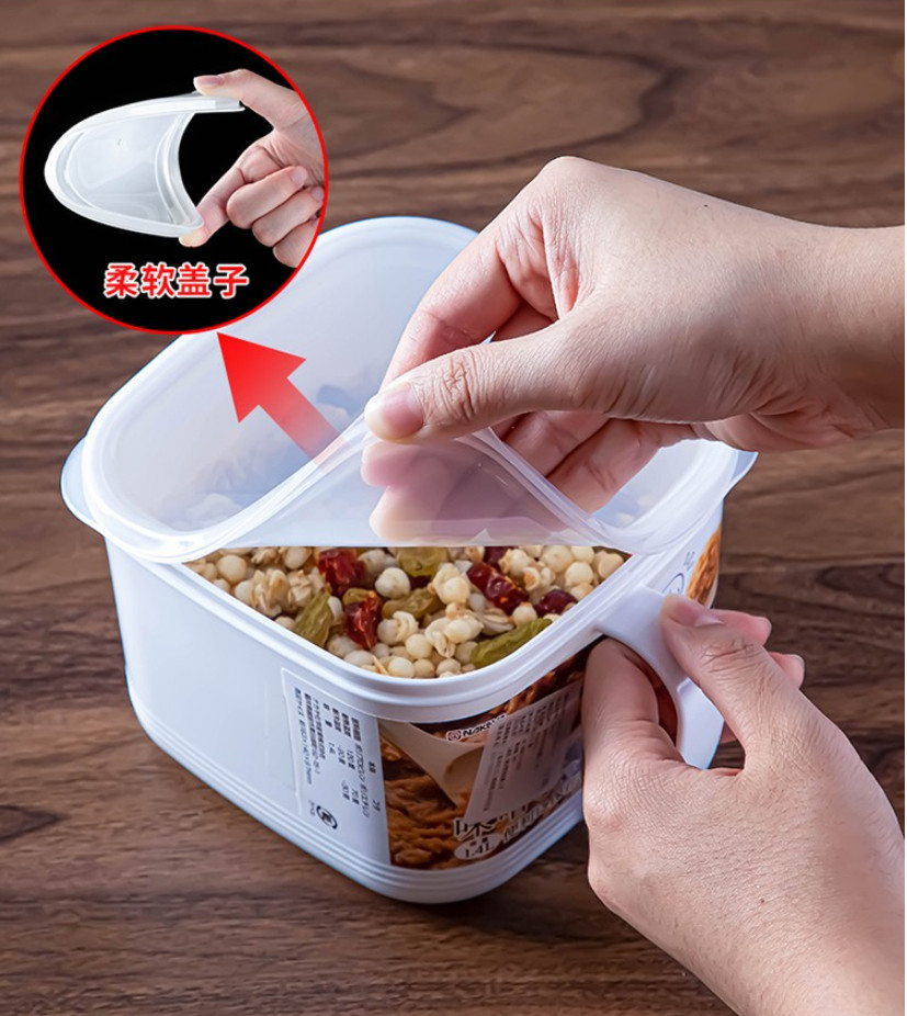 Hộp thực phẩm có tay cầm Nakaya, nắp đậy kín giúp cất giữ và bảo quản thực phẩm một cách an toàn &amp; tiện lợi - nội địa Nhật Bản