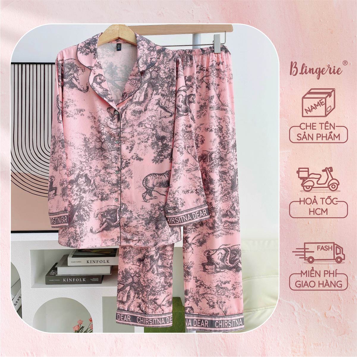 Đồ Ngủ Pijama Lụa - B.Lingerie