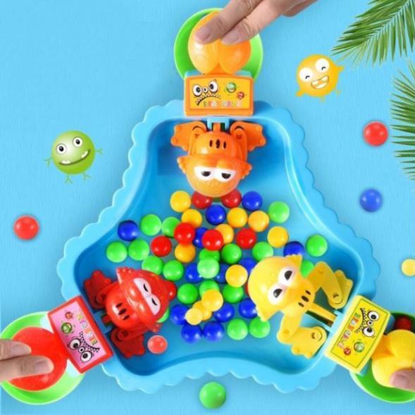 Đồ chơi Ếch Ăn Kẹo Ngọt , Bộ đồ chơi Ếch Gắp Bi vui nhộn -