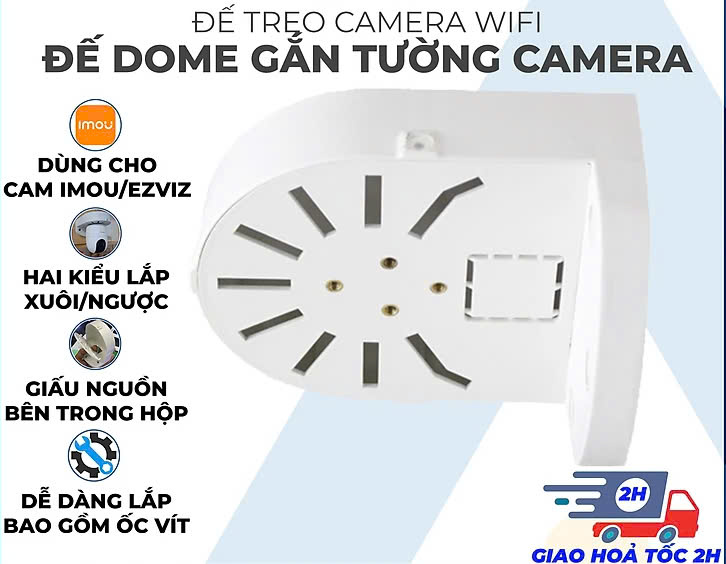 Chân đế gắn camera cho camera Ezviz, Imou,... - Gắn camera vào bất cứ đâu, tiện lợi, dễ dàng - Hàng Nhập Khẩu