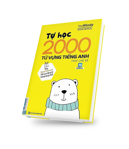 Sách - Combo Tự học 2000 từ vựng kèm App tích hợp AI thông minh: Thực hành Giao tiếp, Flashcard và Bài tập theo chủ đề