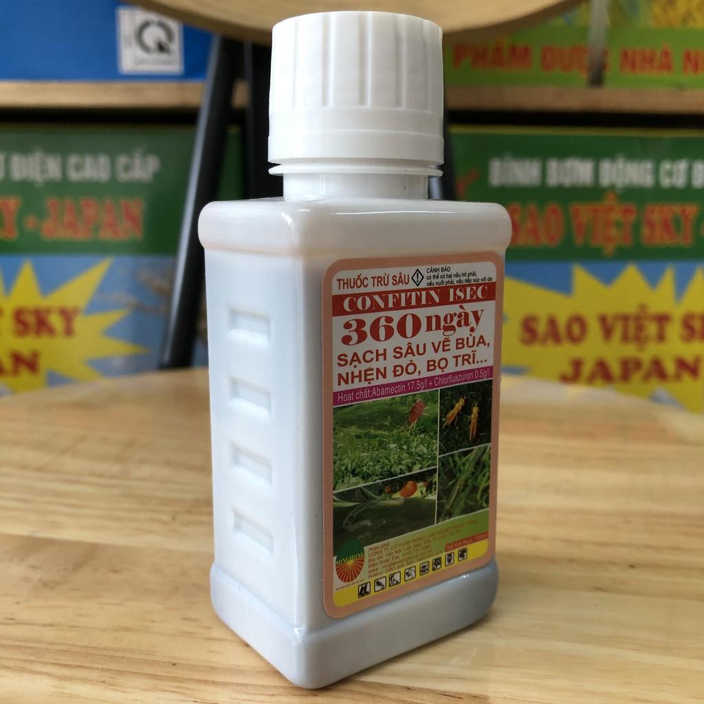 Chế phẩm vi sinh trừ sâu, bọ trĩ, nhện đỏ 360 ngày 100ml