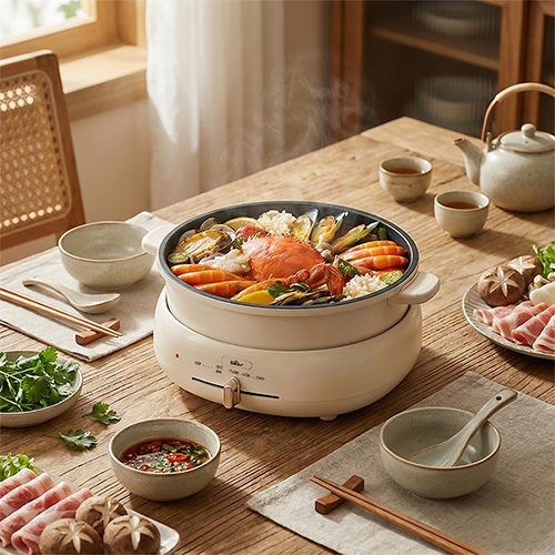 Nồi điện đa năng Bear 4 lít HP-4H40D - Hàng chính hãng