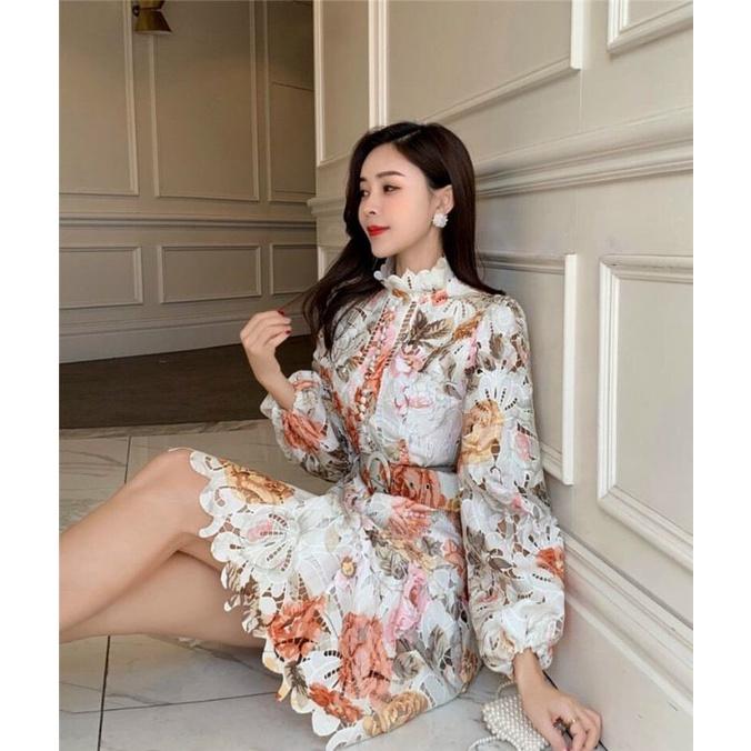 ĐẦM HOA THÊU CAO CẤP